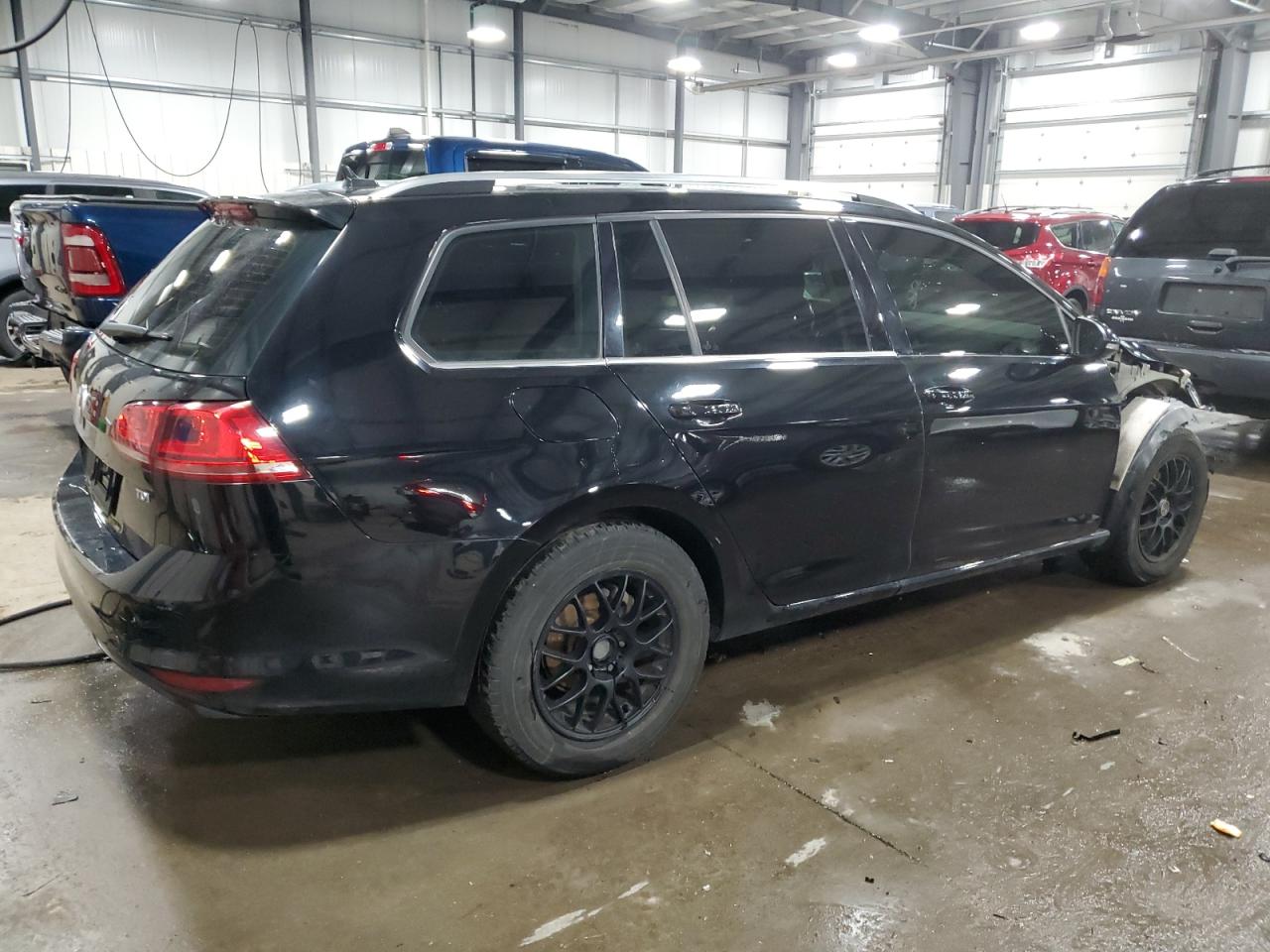 2015 Volkswagen Golf VIN 3VWCA7AU0FM500229 Copart auction photo, front end damage thumbnail 3