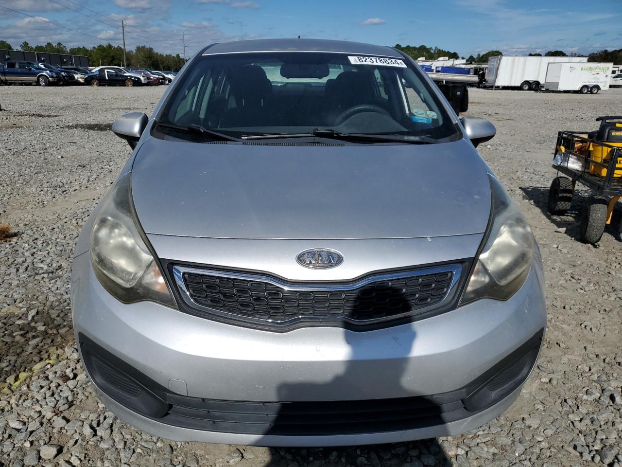 2012 KIA Rio VIN KNADN4A38C6061565 Copart auction photo, water/flood / side damage thumbnail 5