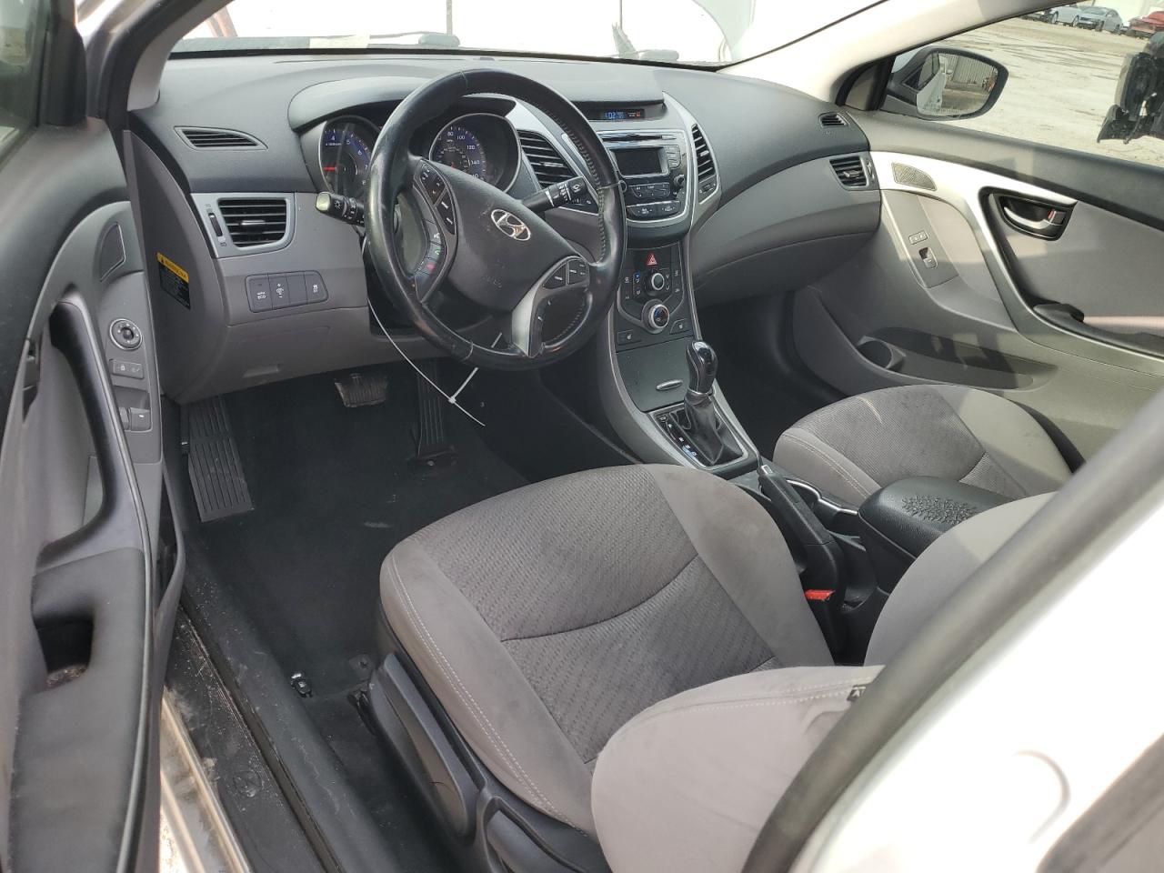 2014 Hyundai Elantra VIN KMHDH6AH8EU027573 Copart auction photo, front end / side damage thumbnail 8