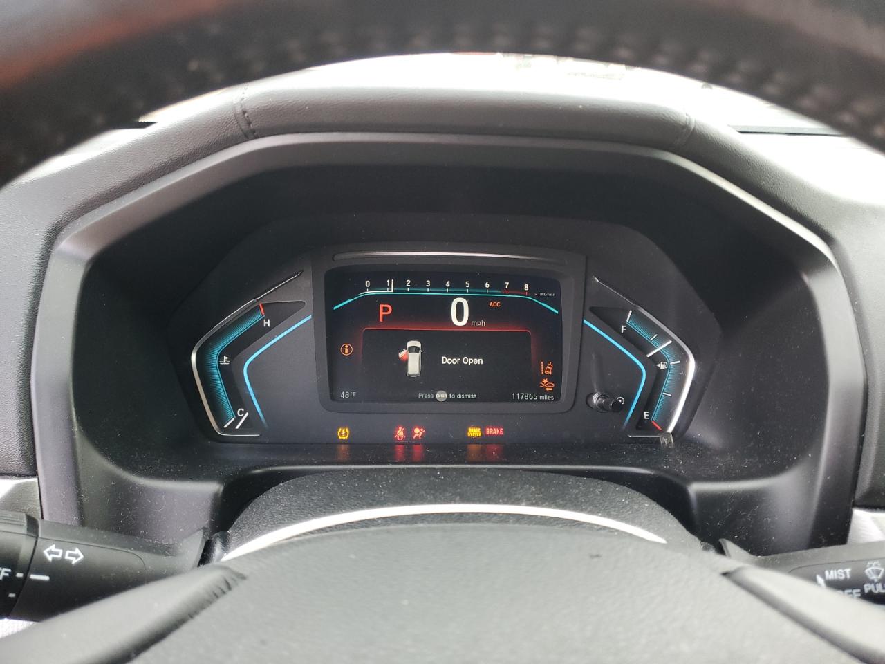 2018 Honda Odyssey VIN 5FNRL6H77JB077406 Copart auction photo, front end / rear end damage thumbnail 9