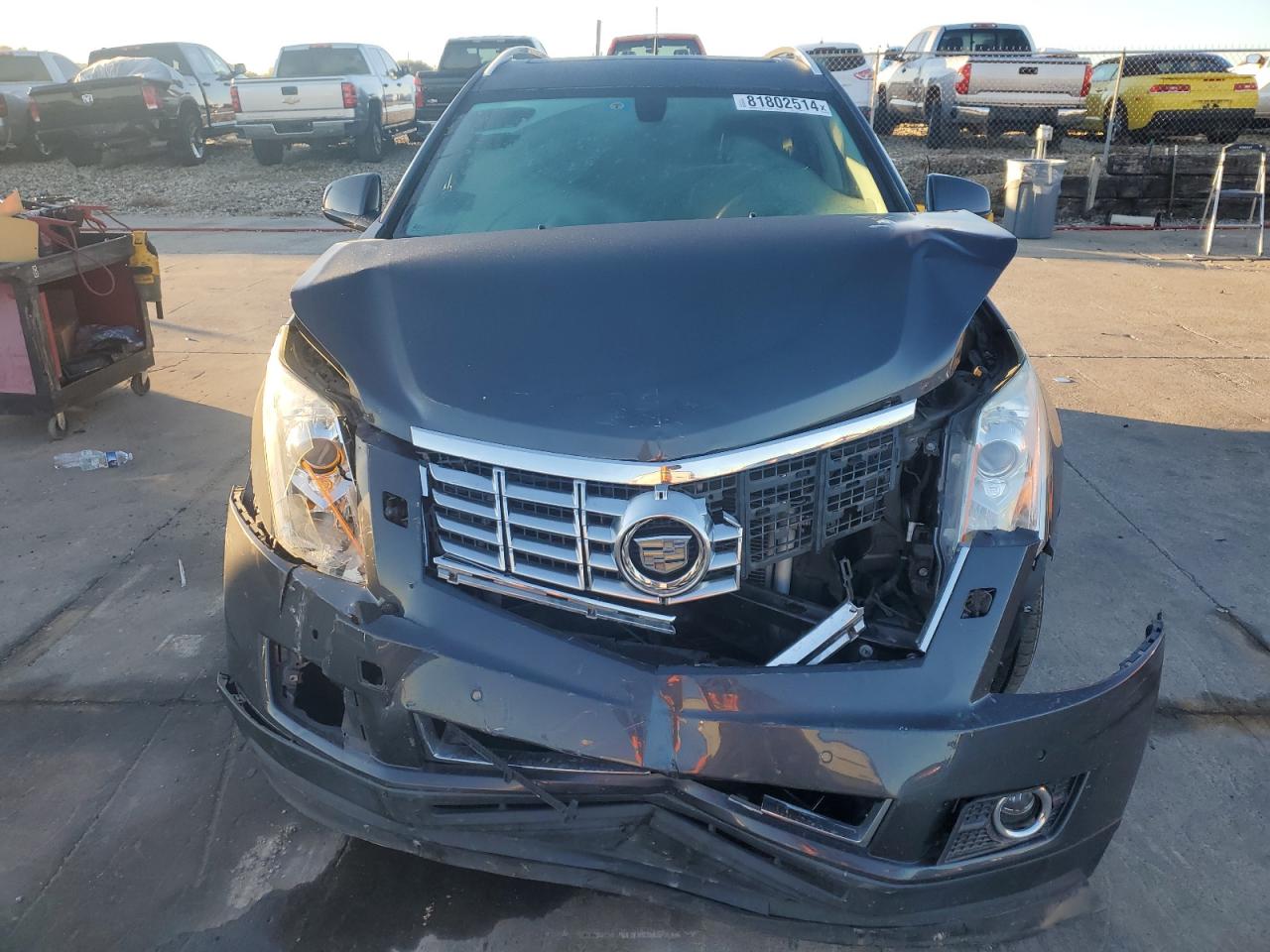 2013 Cadillac SRX VIN 3GYFNDE30DS540785 Copart auction photo, front end damage thumbnail 5