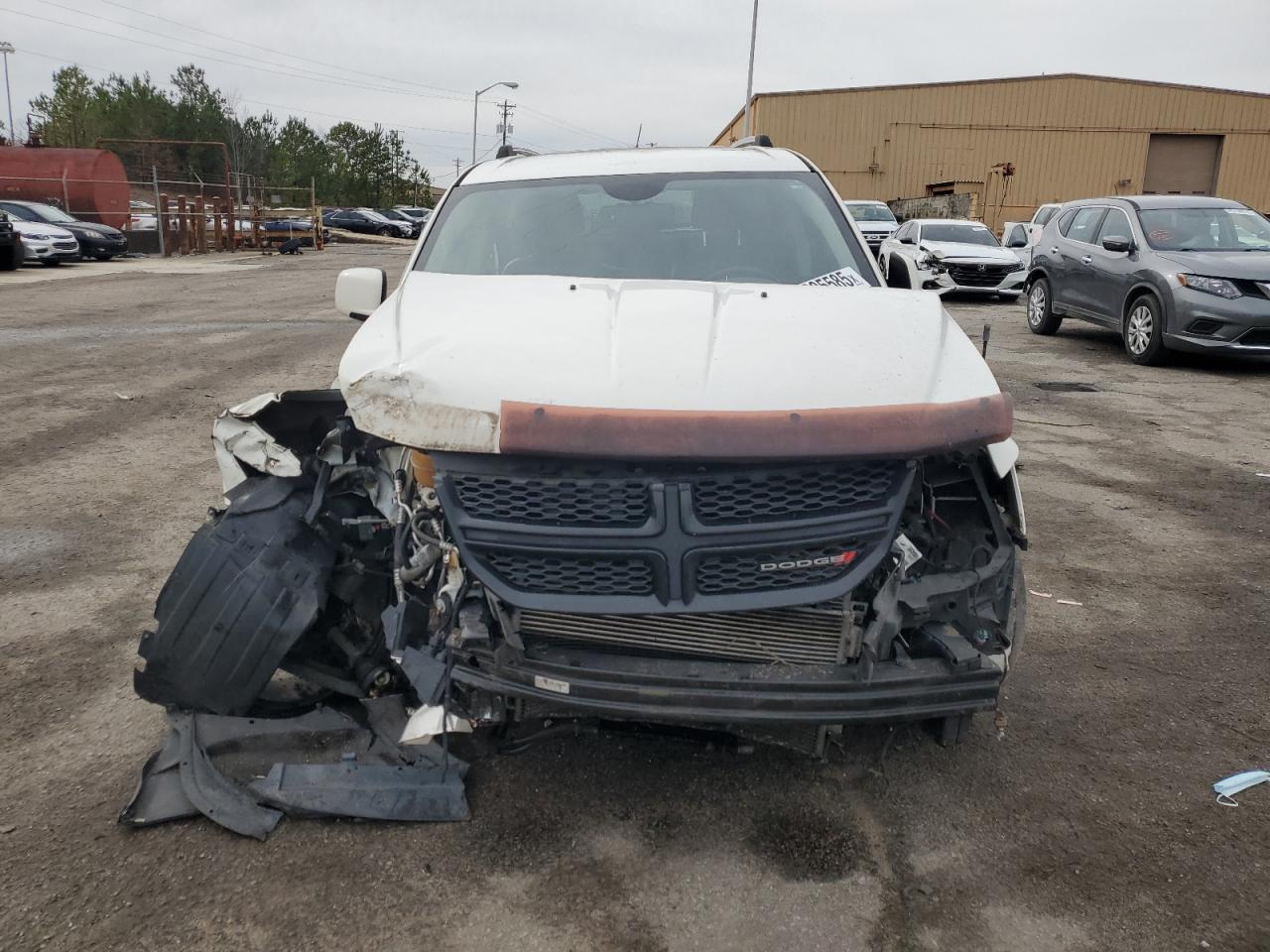 2015 Dodge Journey VIN 3C4PDCGG4FT698356 Copart auction photo, front end / side damage thumbnail 5