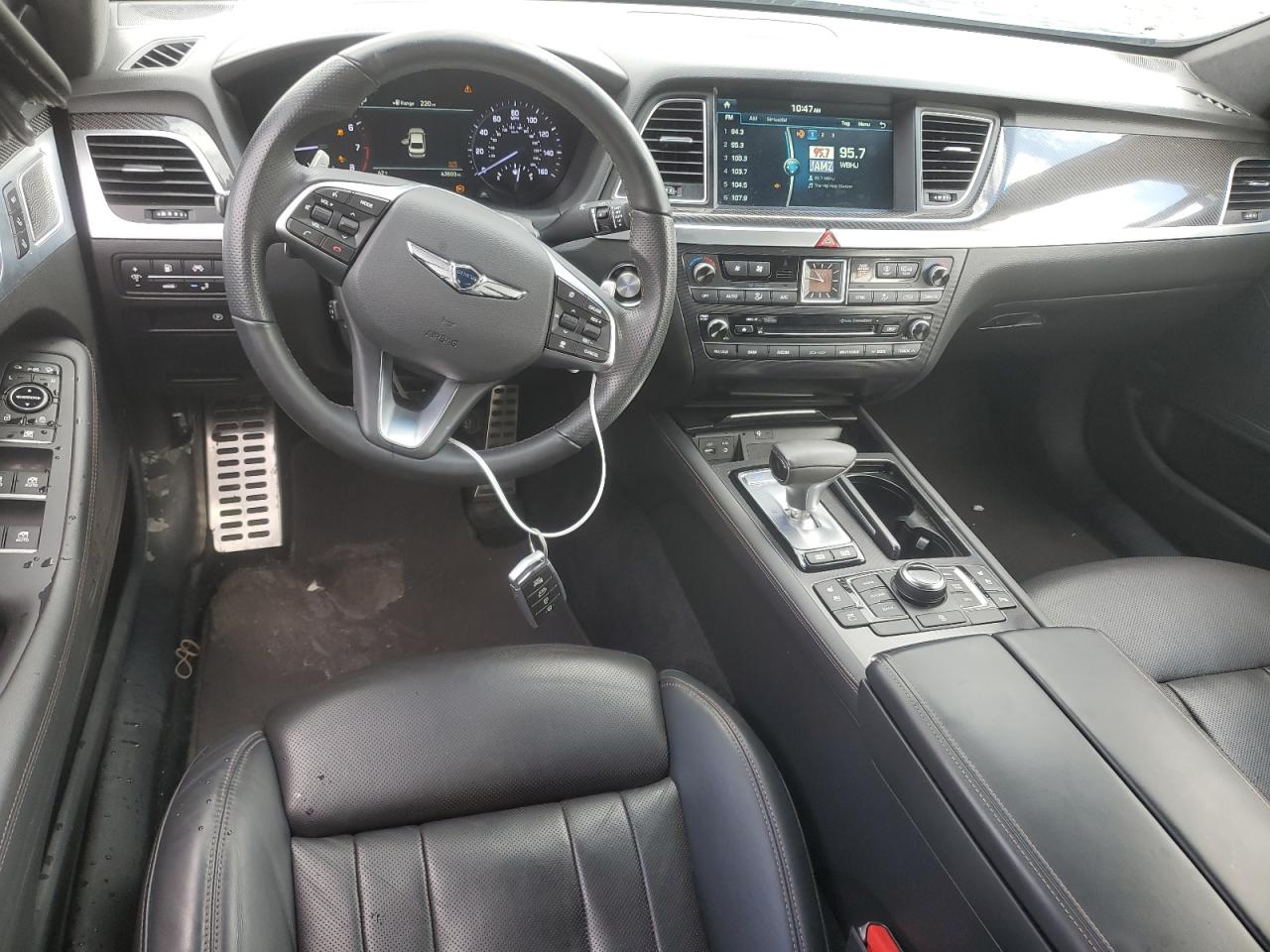 2018 Genesis G80 VIN KMHGN4JB8JU231676 Copart auction photo, front end / side damage thumbnail 8