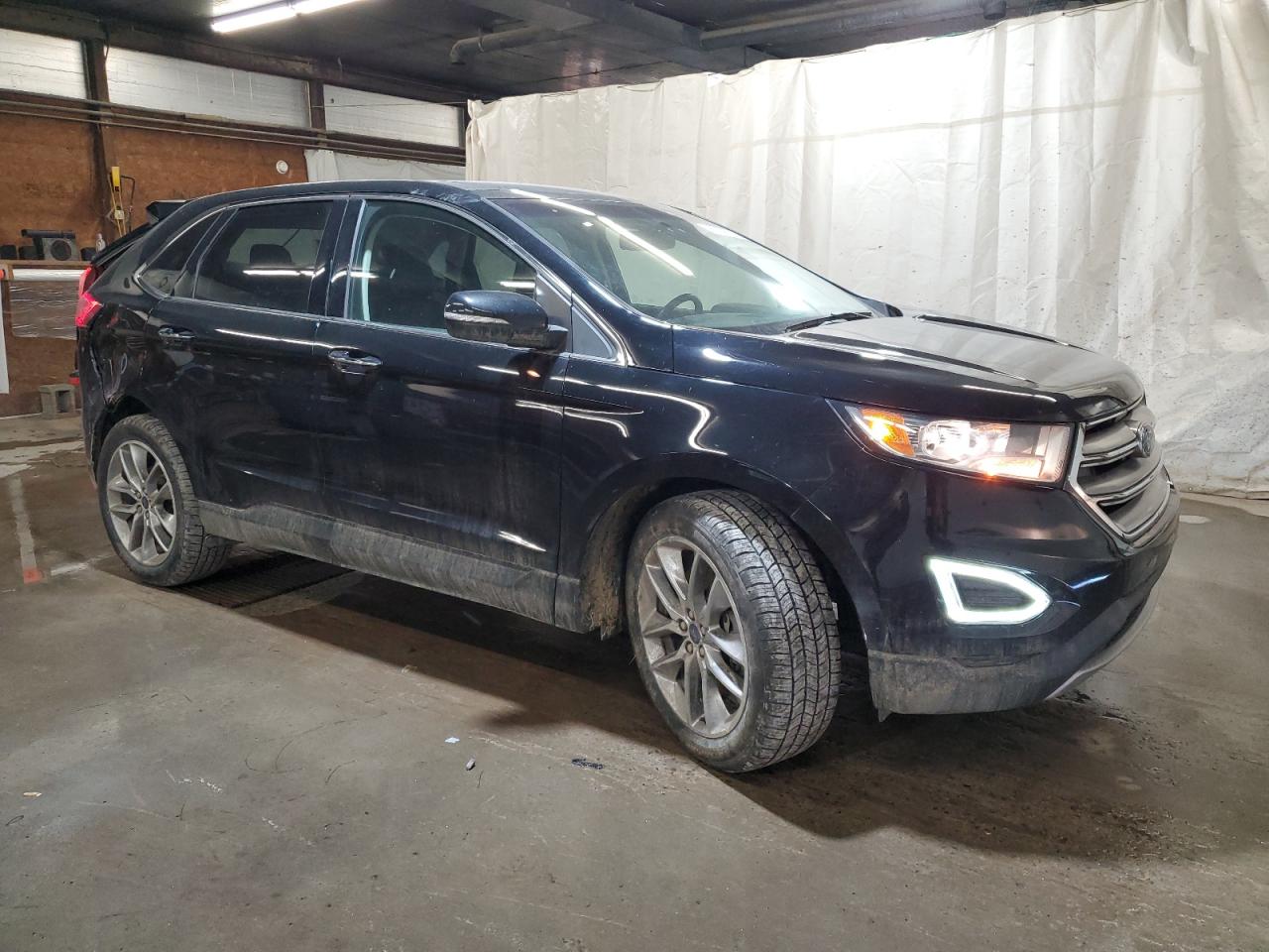2017 Ford Edge VIN 2FMPK4K88HBC48148 Copart auction photo, rear end / side damage thumbnail 4