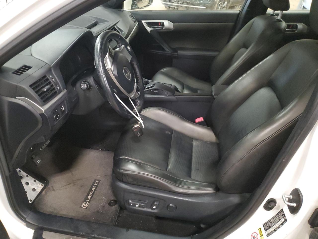 2012 Lexus CT VIN JTHKD5BHXC2091475 Copart auction photo, front end damage thumbnail 7