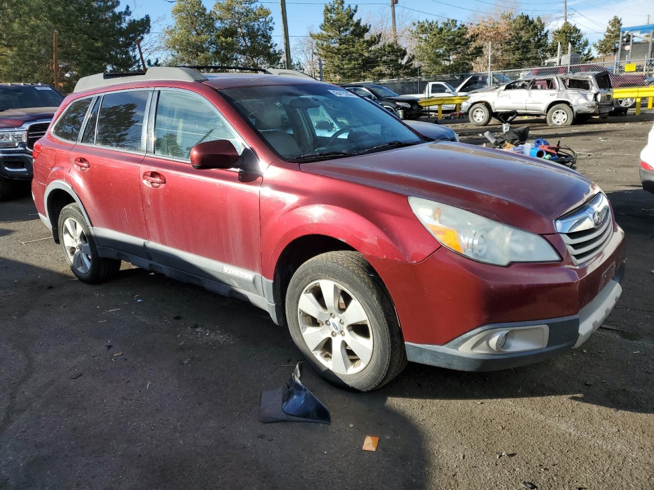 2011 Subaru Outback VIN 4S4BRBJC9B3447832 Copart auction photo, front end damage thumbnail 4