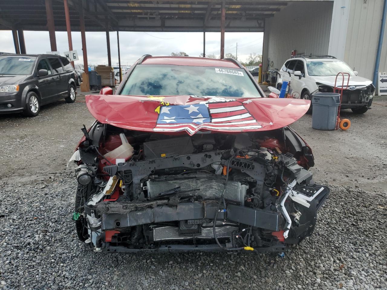 2023 KIA Niro VIN KNDCR3LE5P5051454 Copart auction photo, front end damage thumbnail 5