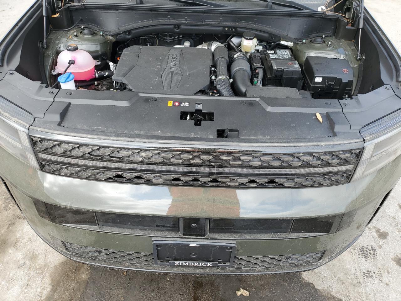 2024 Hyundai Santa Fe VIN 5NMP5DGL0RH042396 Copart auction photo, rear end / side damage thumbnail 12