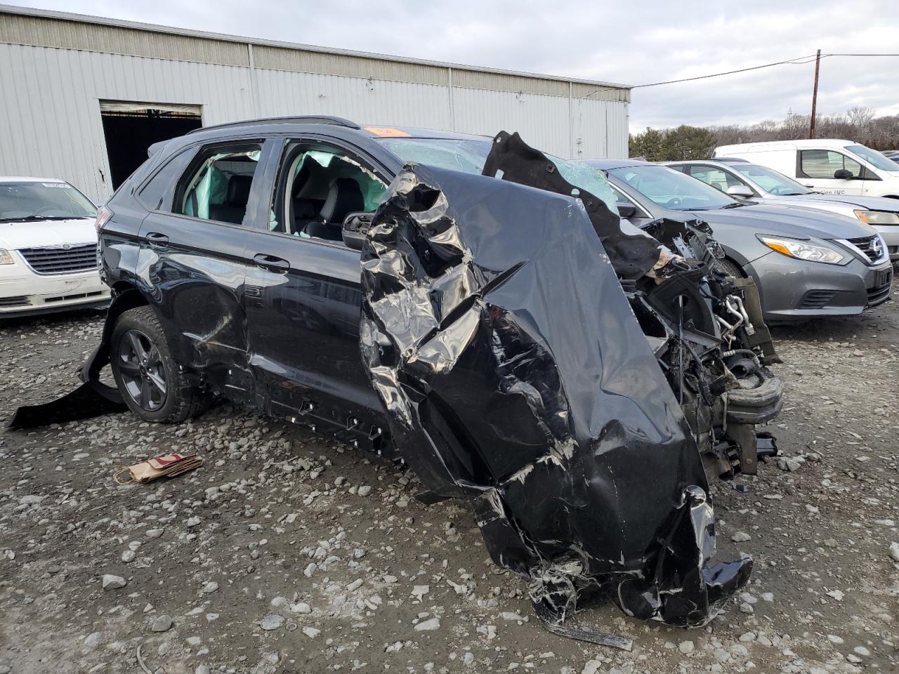 2023 Ford Edge VIN 2FMPK4J95PBA06913 Copart auction photo, all over damage thumbnail 4