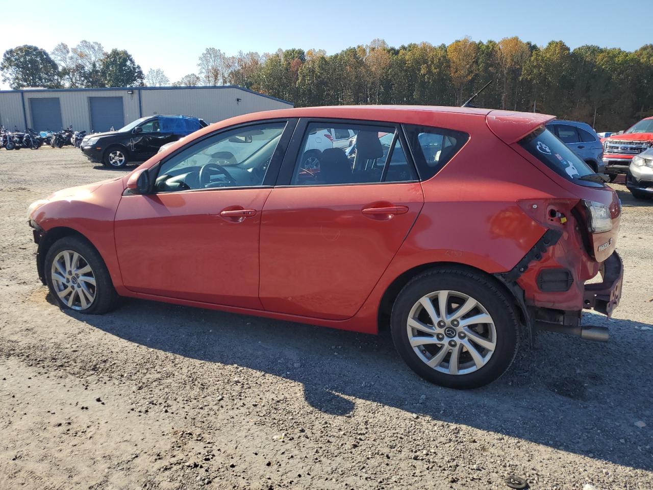 2013 Mazda 3 VIN JM1BL1LPXD1766543 Copart auction photo, all over / rejected repair damage thumbnail 2