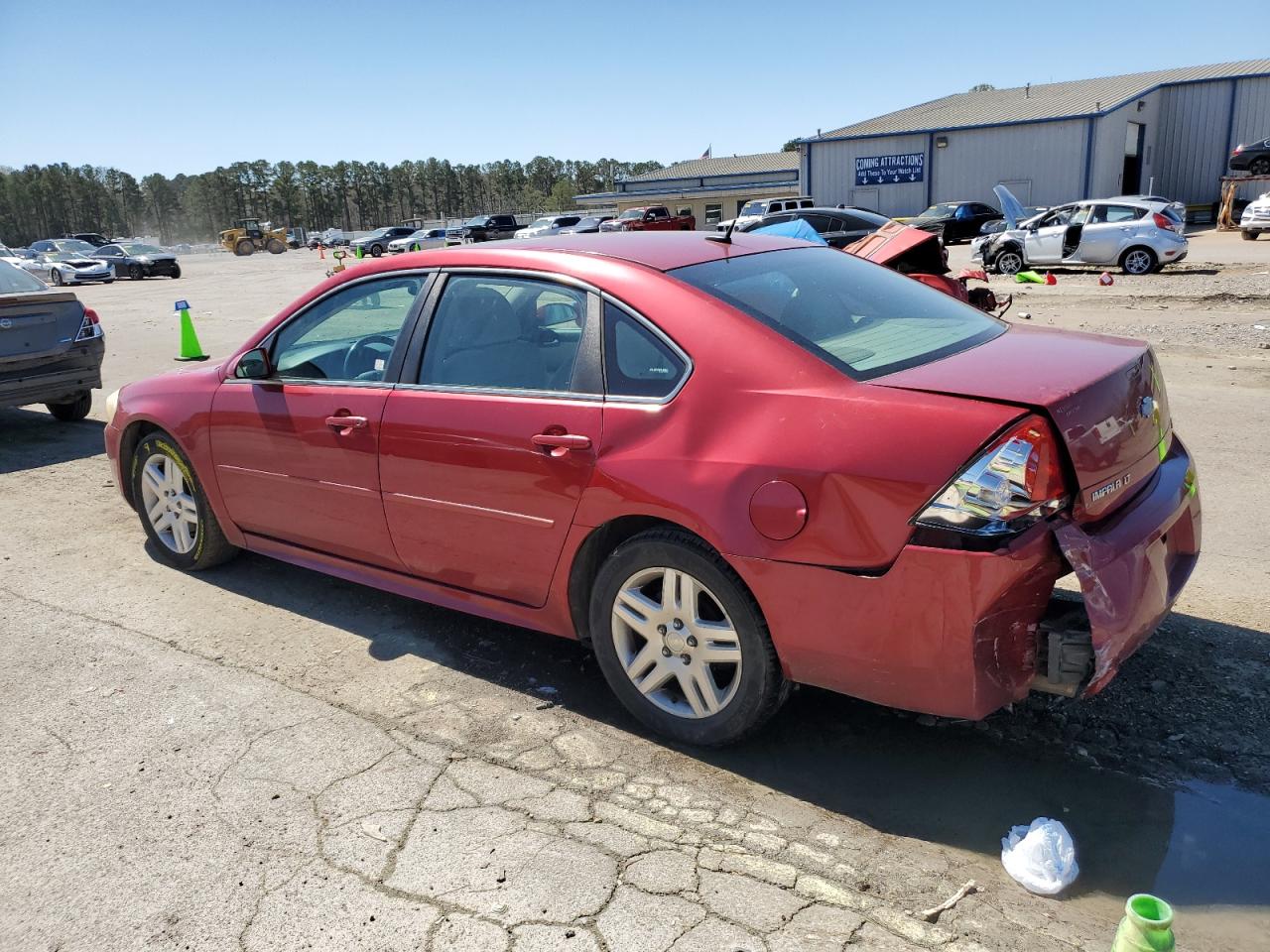 2014 Chevrolet Impala VIN 2G1WB5E34E1126516 Copart auction photo, rear end / minor dent/scratches damage thumbnail 2