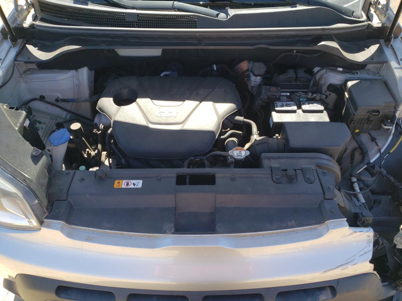 2015 KIA Soul VIN KNDJN2A20F7768353 Copart auction photo, front end / side damage thumbnail 12