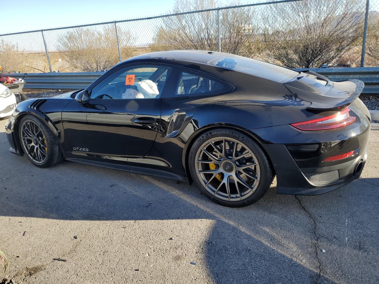 2018 Porsche 911 VIN WP0AE2A99JS185430 Copart auction photo, side damage thumbnail 2
