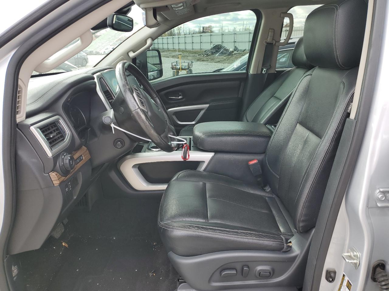 2020 Nissan Titan VIN 1N6AA1EDXLN501808 Copart auction photo, front end / side damage thumbnail 7