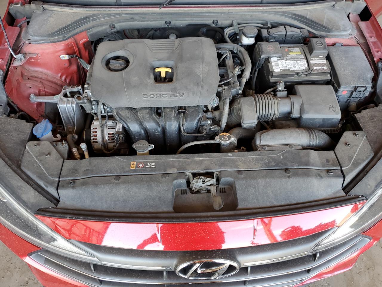 2020 Hyundai Elantra VIN 5NPD84LF2LH605114 Copart auction photo, side damage thumbnail 13