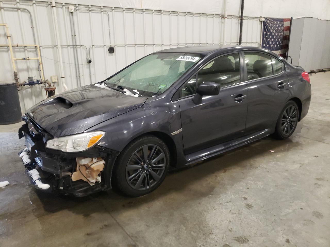2017 Subaru WRX VIN JF1VA1B61H9835970