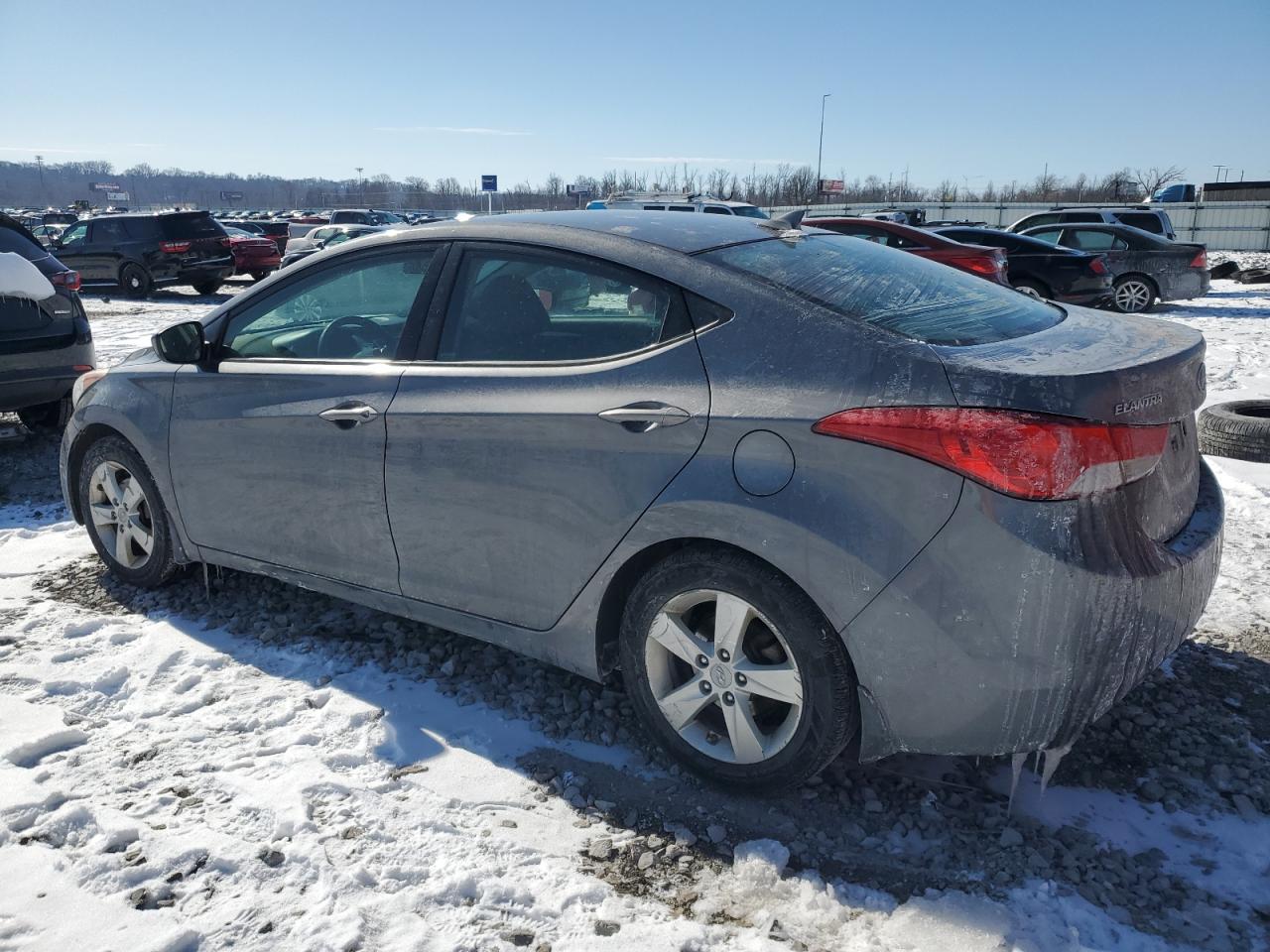 2012 Hyundai Elantra VIN 5NPDH4AE5CH105927 Copart auction photo, front end / minor dent/scratches damage thumbnail 2