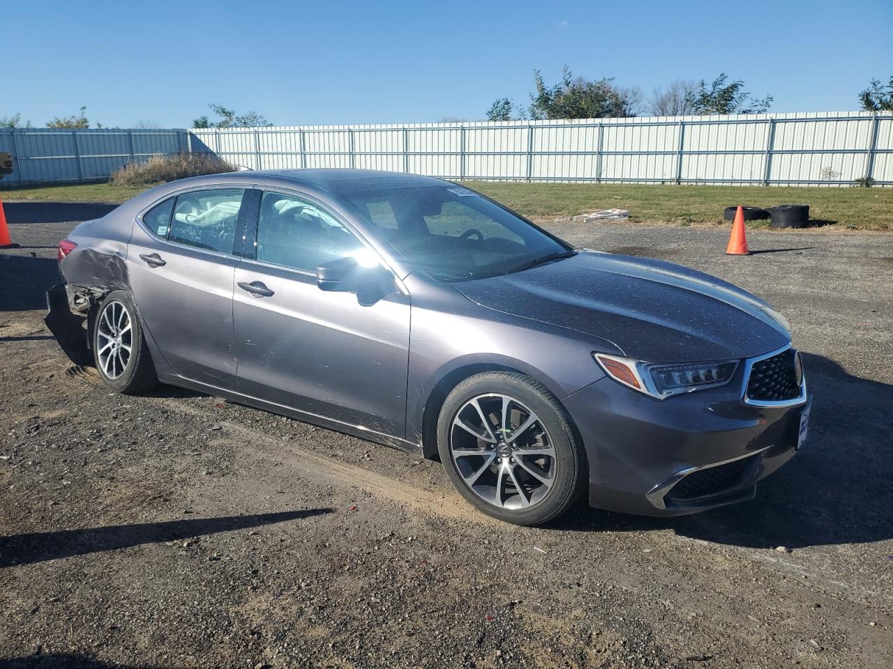 2020 Acura TLX VIN 19UUB2F38LA005200 Copart auction photo, rear end damage thumbnail 4