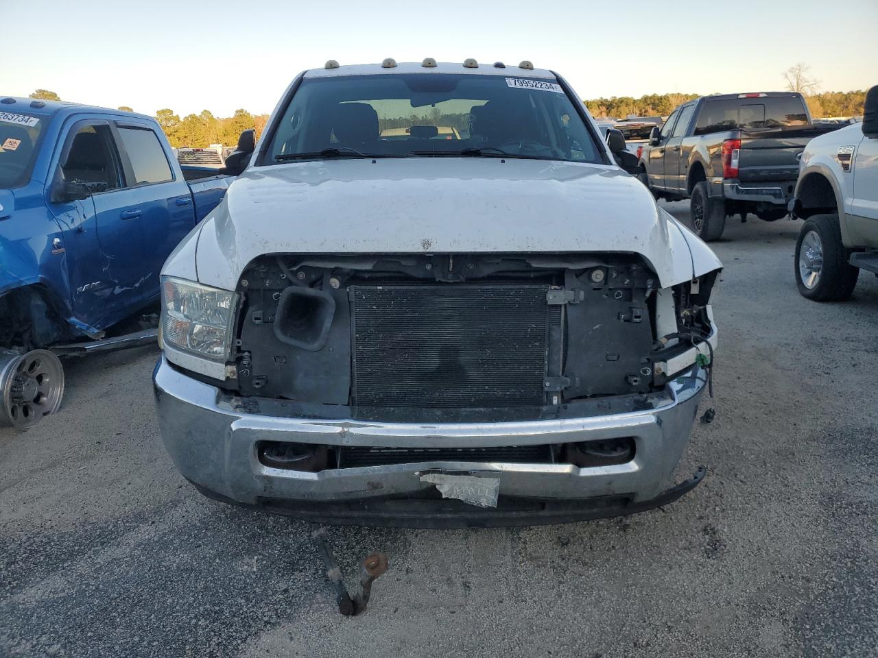 2013 RAM 3500 VIN 3C63RPGL9DG569773 Copart auction photo, front end / side damage thumbnail 5