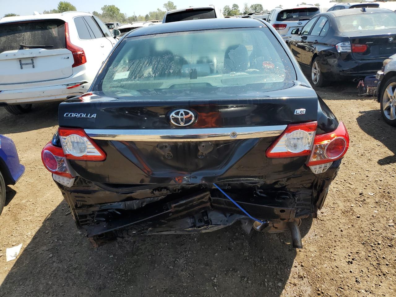 2012 Toyota Corolla VIN 5YFBU4EE2CP011987 Copart auction photo, rear end damage thumbnail 6