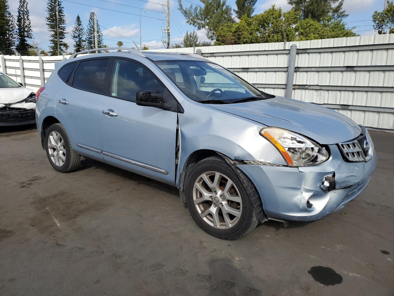 2011 Nissan Rogue VIN JN8AS5MT7BW157240 Copart auction photo, front end damage thumbnail 4
