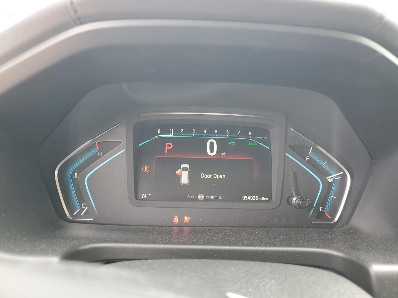 2019 Honda Odyssey VIN 5FNRL6H99KB013578 Copart auction photo, front end damage thumbnail 9