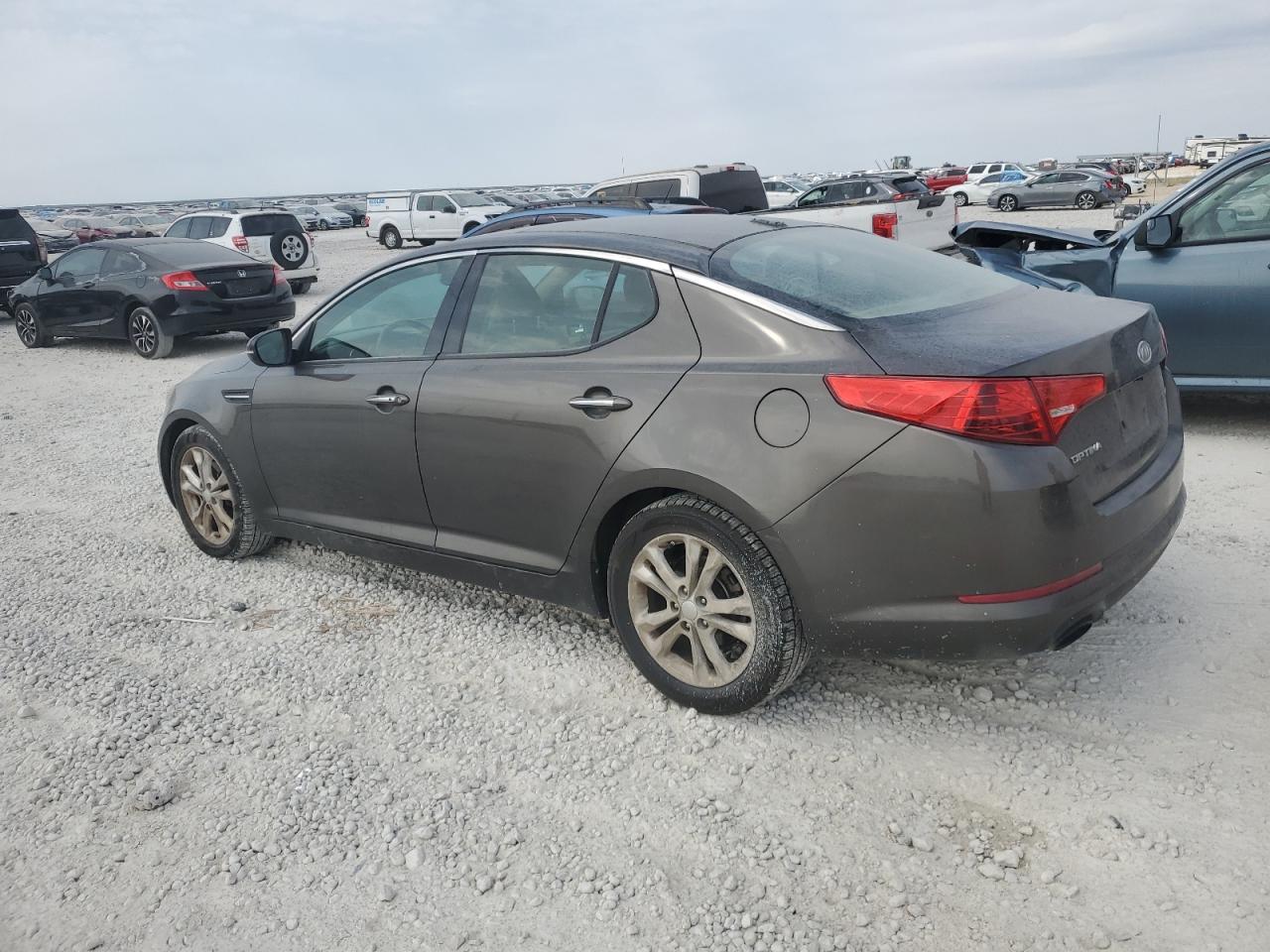 2012 KIA Optima VIN 5XXGN4A7XCG036350 Copart auction photo, all over damage thumbnail 2