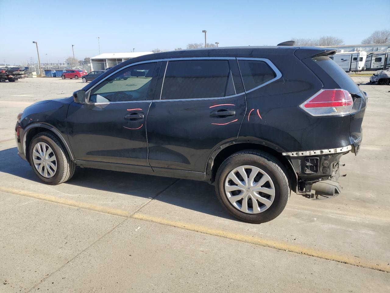2016 Nissan Rogue VIN KNMAT2MV5GP720456 Copart auction photo, rear end damage thumbnail 2