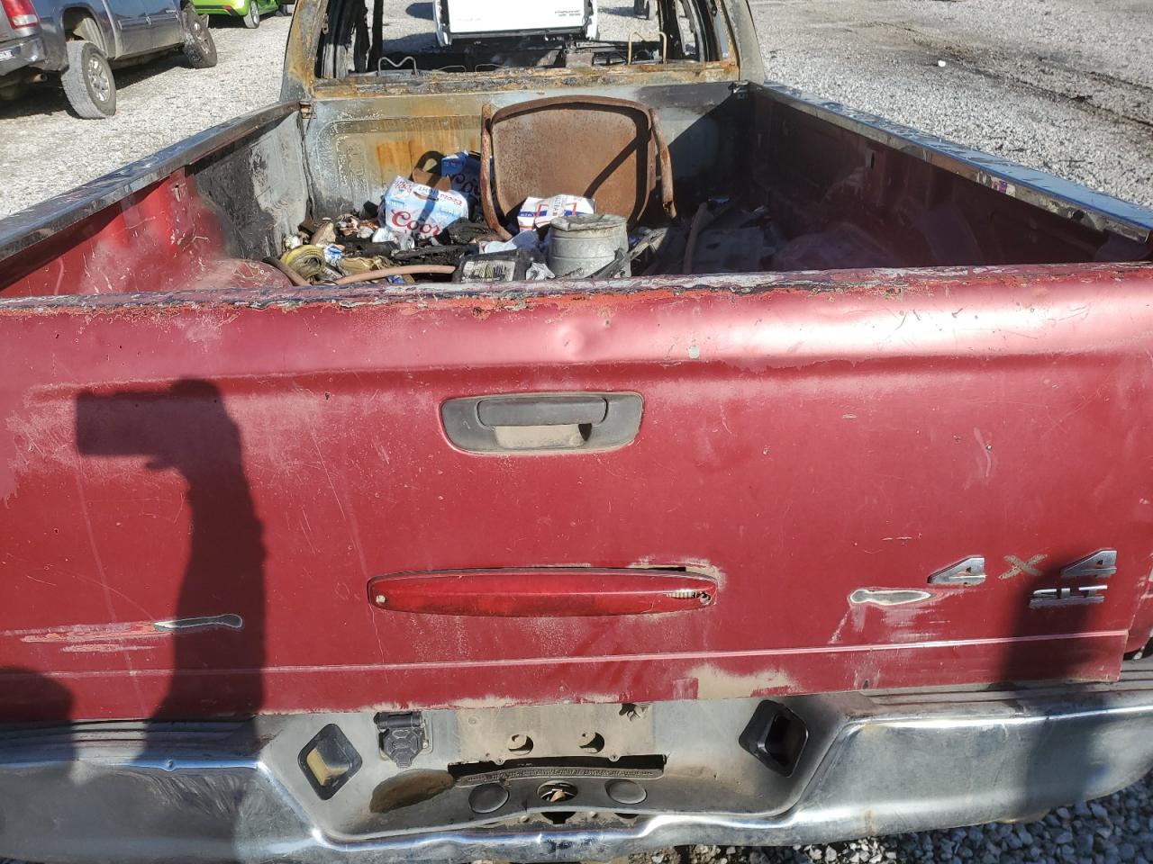 2004 Dodge RAM VIN 3D7MU48C34G134357 Copart auction photo, burn - engine / burn - interior damage thumbnail 10