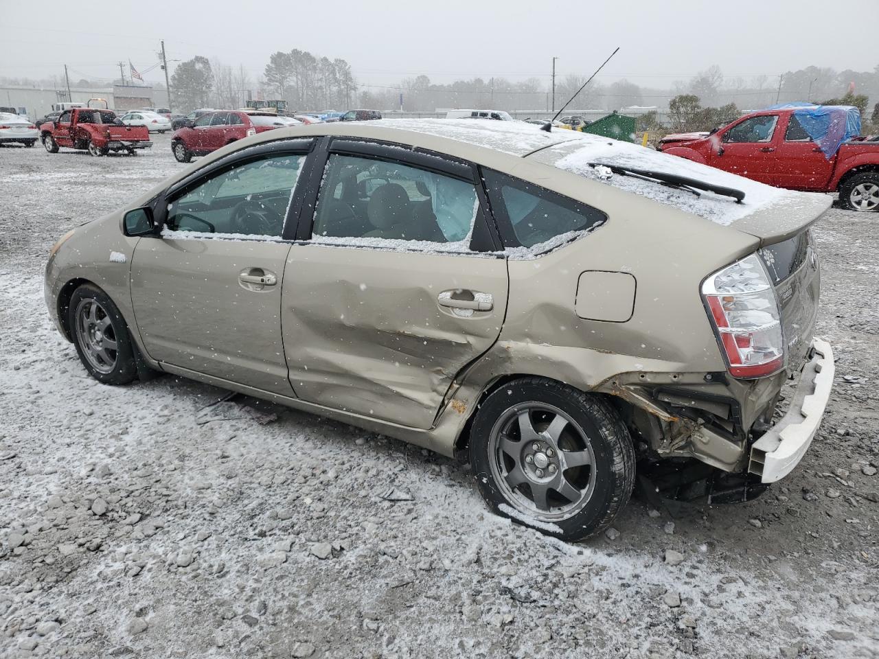 2008 Toyota Prius VIN JTDKB20U687802279 Copart auction photo, rear end / side damage thumbnail 2