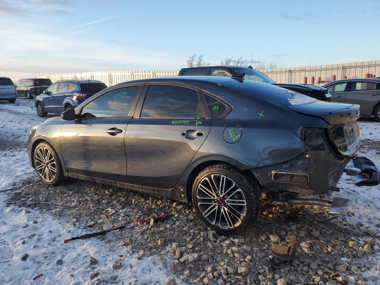 2023 KIA Forte VIN 3KPF44AC4PE605607 Copart auction photo, rear end / side damage thumbnail 2