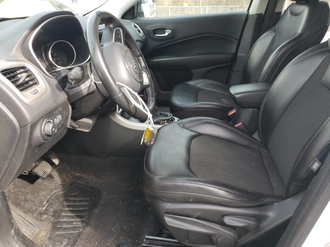2018 Jeep Compass VIN 3C4NJDBBXJT206634 Copart auction photo, mechanical / front end damage thumbnail 7