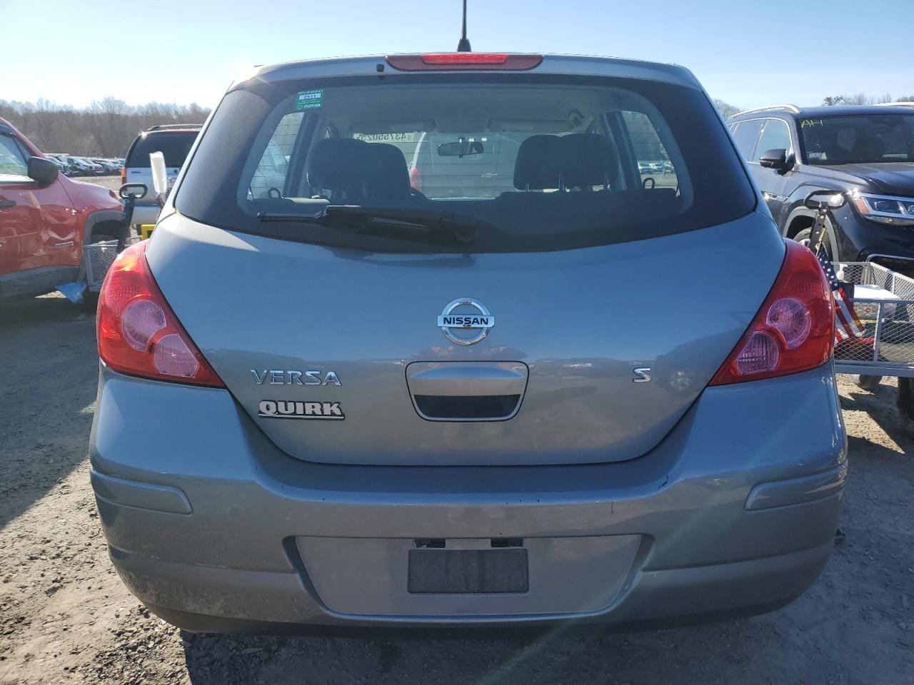 2007 Nissan Versa VIN 3N1BC13E67L402781 Copart auction photo, front end damage thumbnail 6