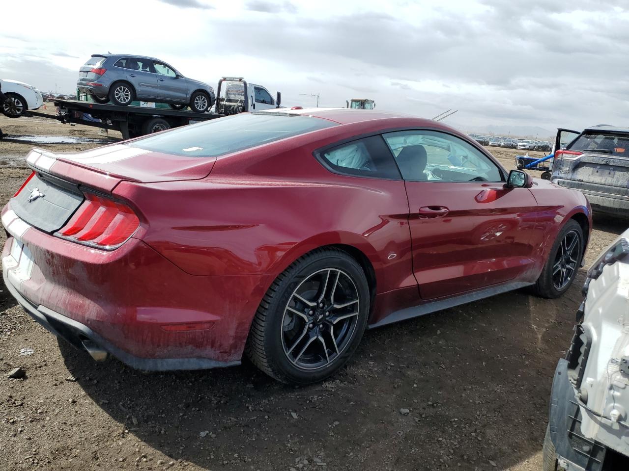2018 Ford Mustang VIN 1FA6P8TH9J5122954 Copart auction photo, all over damage thumbnail 3