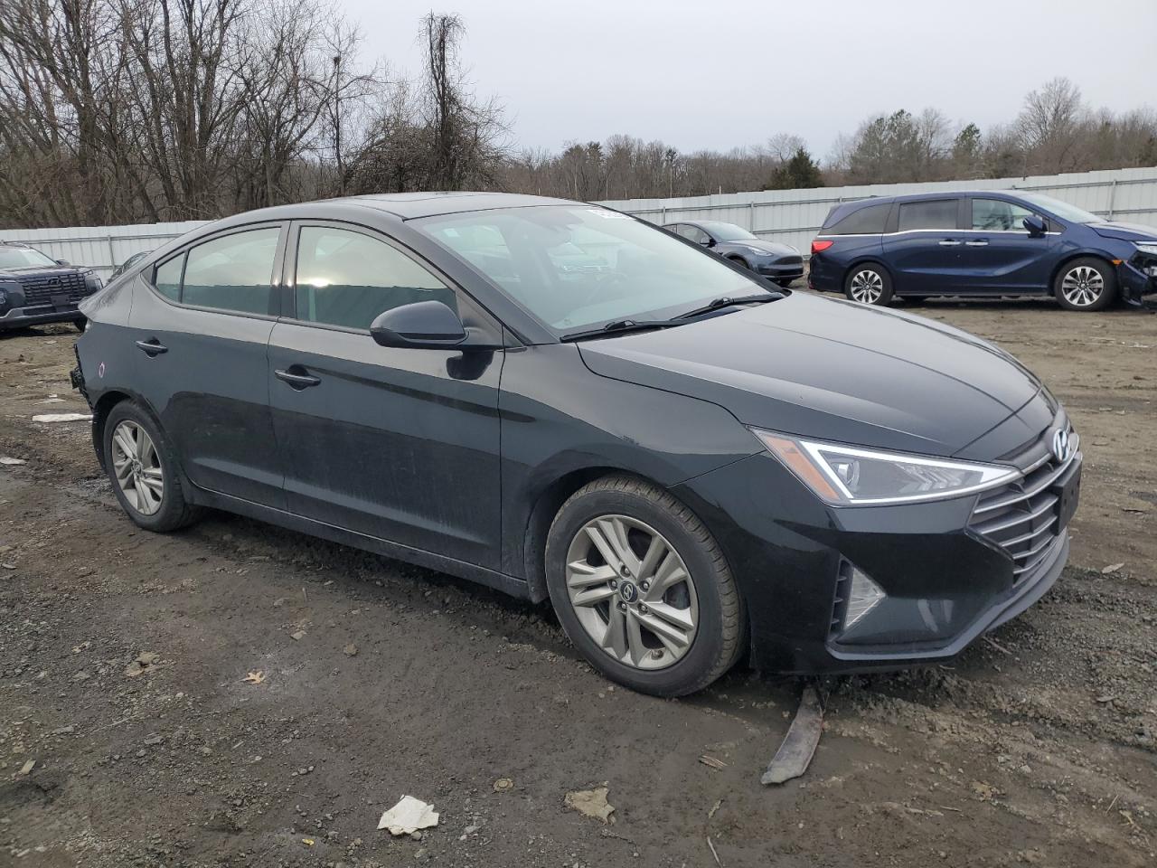 2019 Hyundai Elantra VIN 5NPD84LF1KH434127 Copart auction photo, rear end damage thumbnail 4