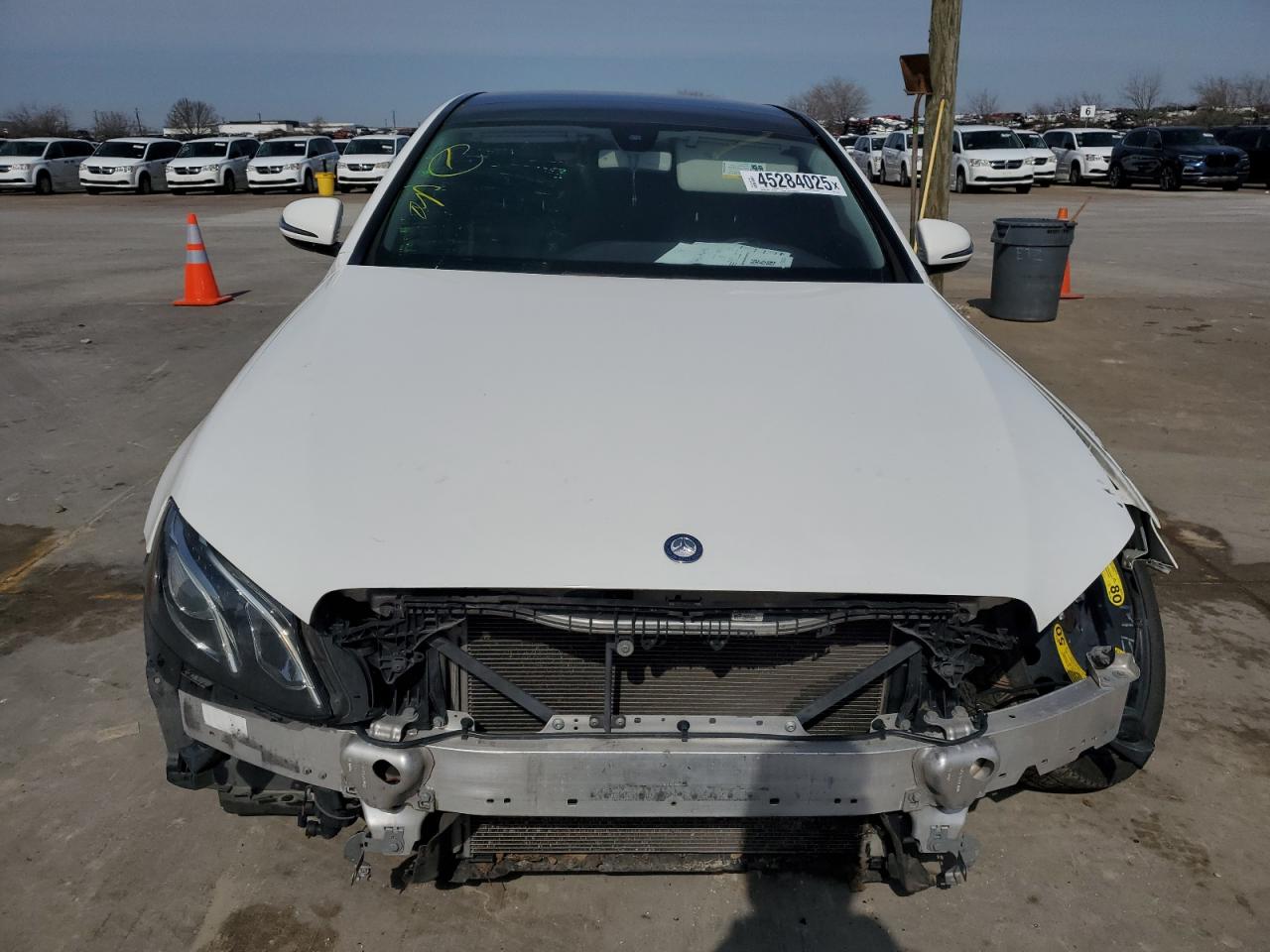 2017 Mercedes-Benz E-klasse VIN WDDZF4KB2HA112001 Copart auction photo, front end damage thumbnail 5