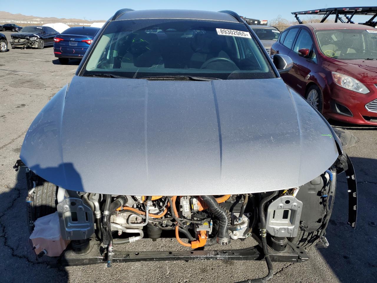 2022 Hyundai Tucson VIN KM8JBCA11NU053146 Copart auction photo, front end / side damage thumbnail 5