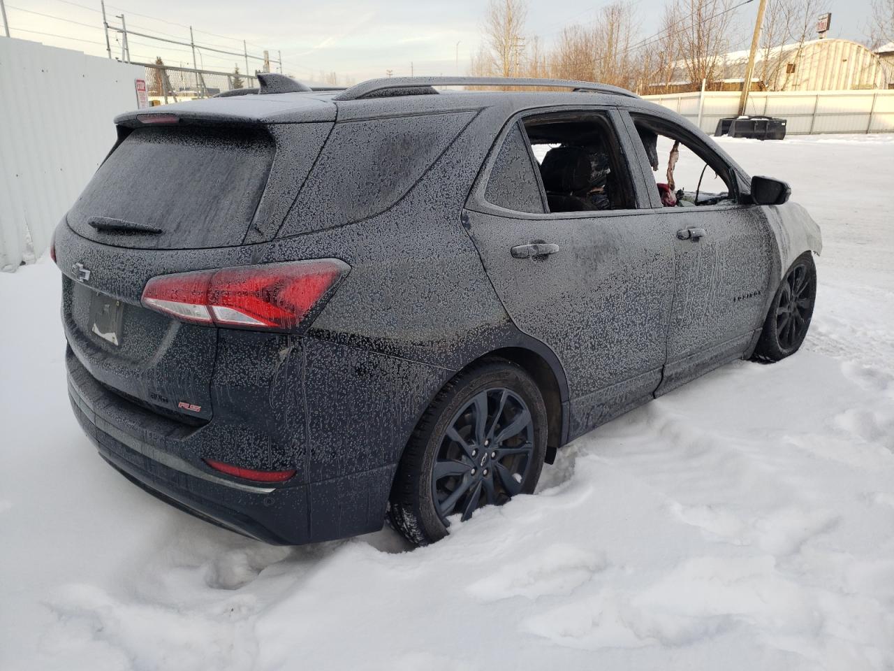 2023 Chevrolet Equinox VIN 3GNAXWEG5PL122396 Copart auction photo, burn - engine / all over damage thumbnail 3