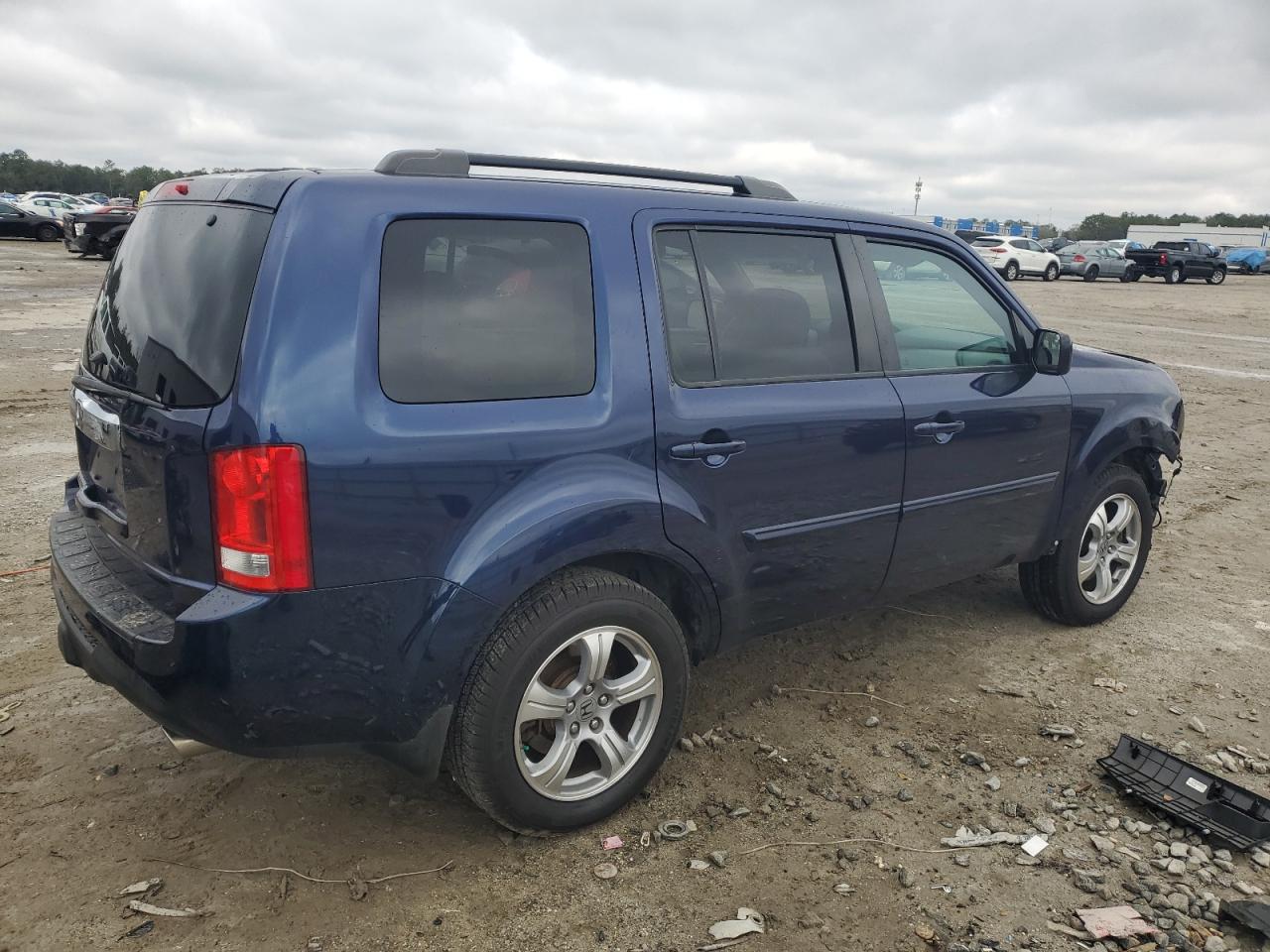 2013 Honda Pilot VIN 5FNYF3H54DB006779 Copart auction photo, front end damage thumbnail 3