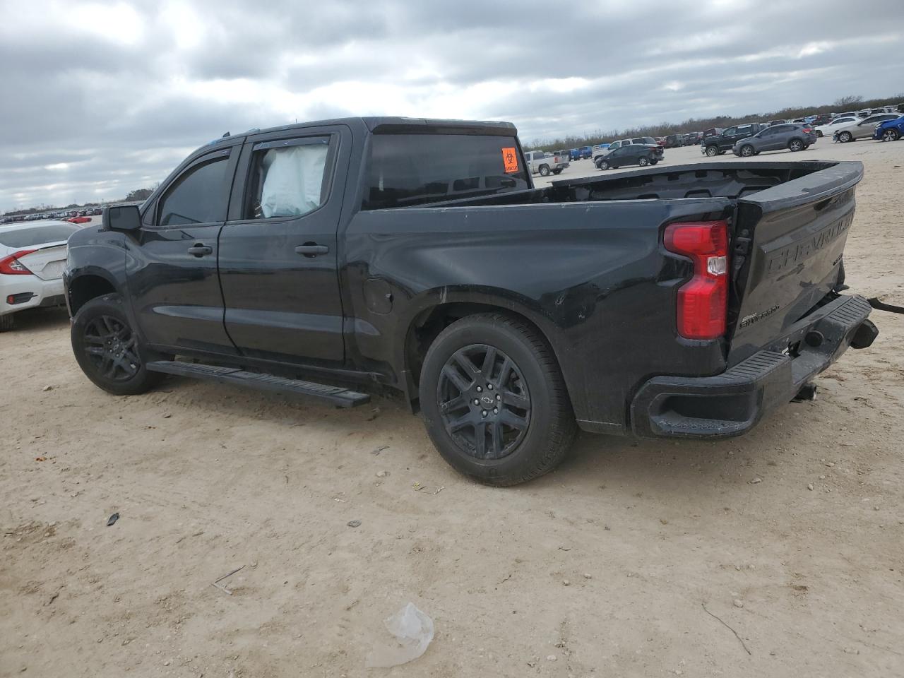 2023 Chevrolet Silverado VIN 1GCPABEK3PZ127221 Copart auction photo, rear end / undercarriage damage thumbnail 2