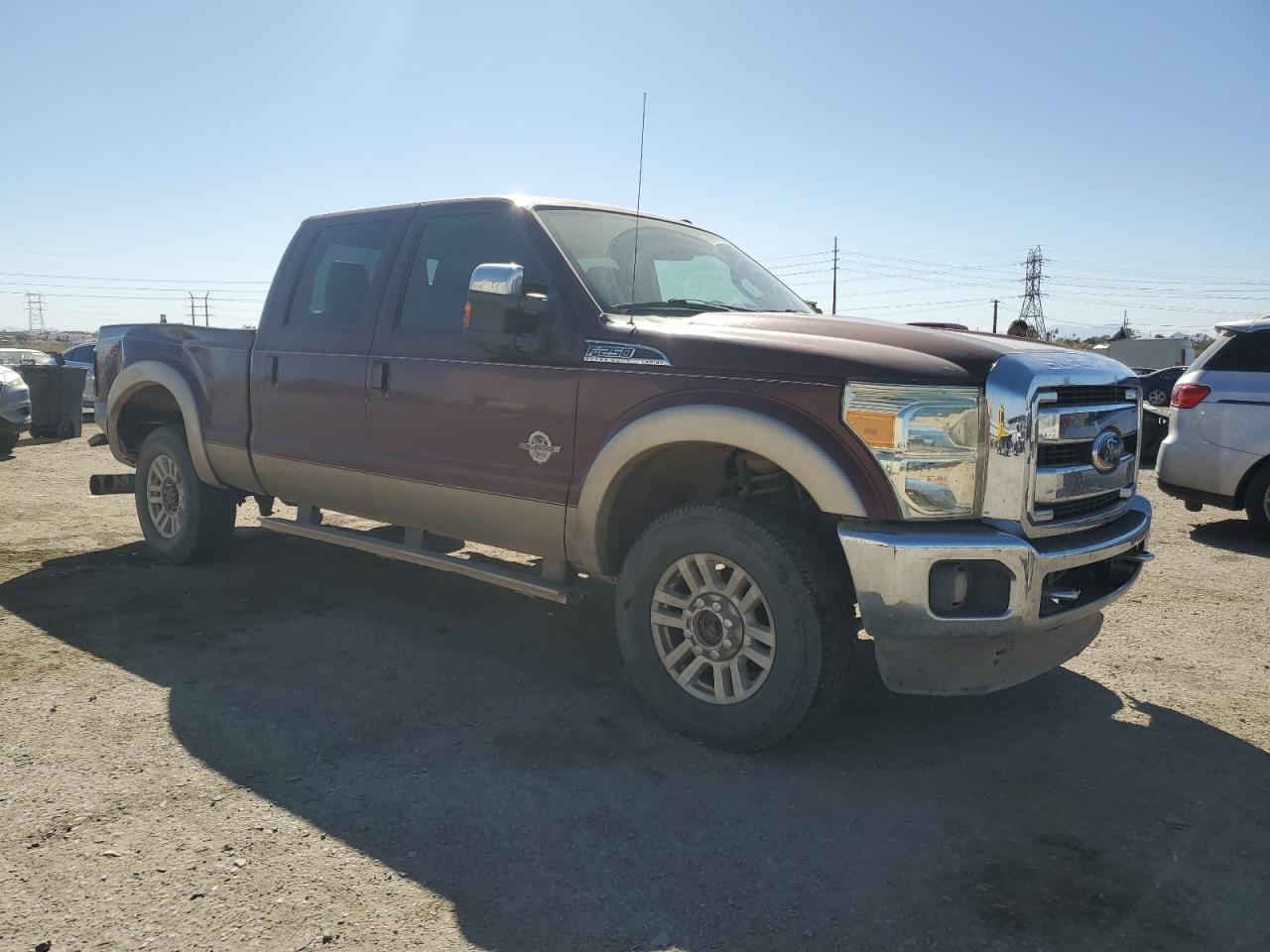 2011 Ford F250 VIN 1FT7W2BTXBEB88936 Copart auction photo, rear end damage thumbnail 4