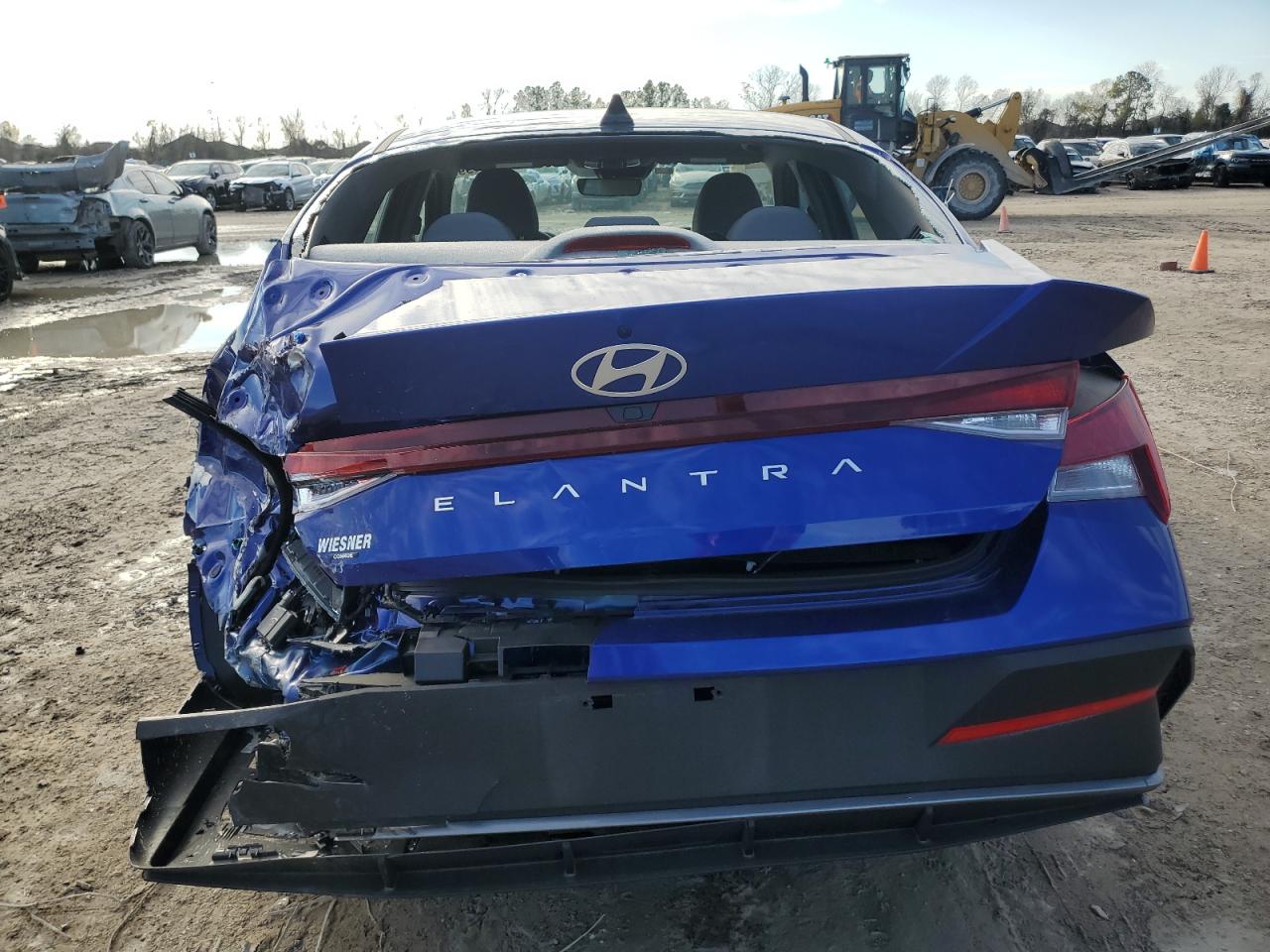 2024 Hyundai Elantra VIN KMHLM4DG7RU791564 Copart auction photo, rear end / front end damage thumbnail 6