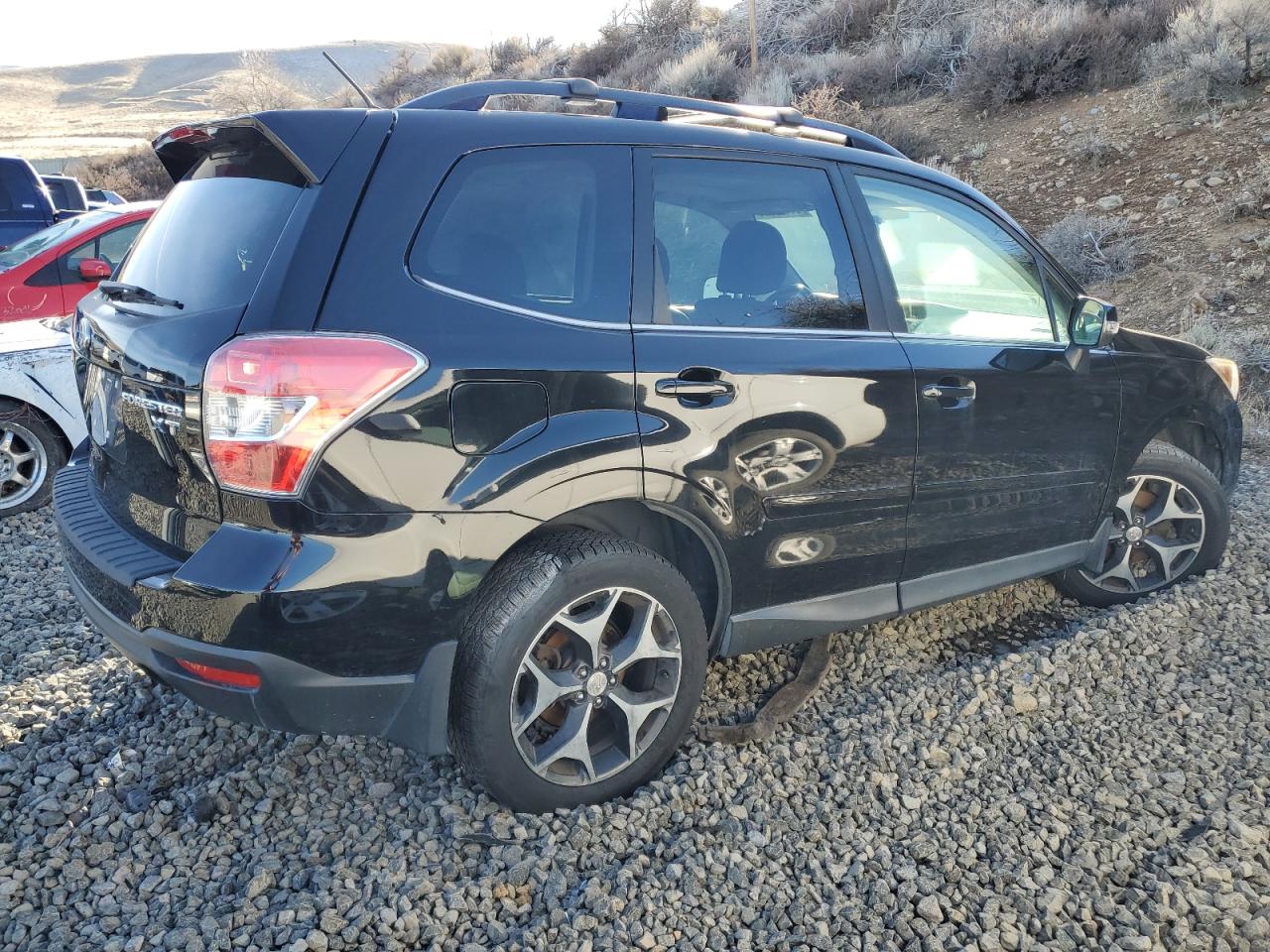 2014 Subaru Forester VIN JF2SJGMC1EH536923 Copart auction photo, side damage thumbnail 3