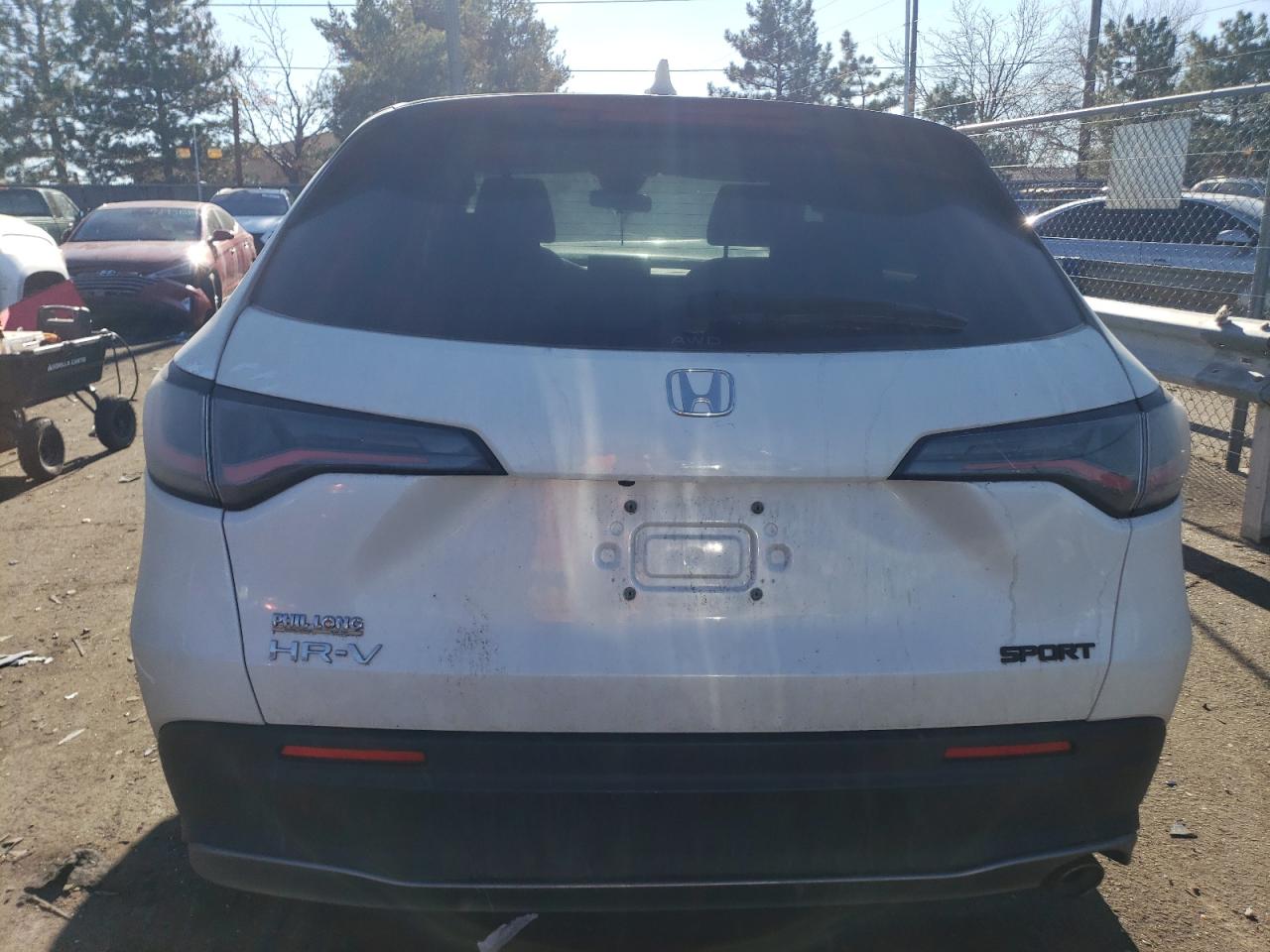 2023 Honda HR-V VIN 3CZRZ2H59PM701131 Copart auction photo, front end / undercarriage damage thumbnail 6