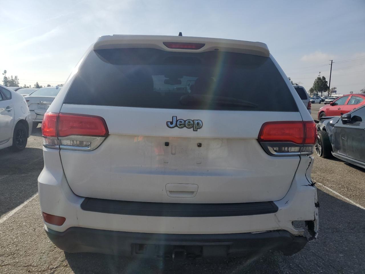 2014 Jeep Grand Cherokee VIN 1C4RJEAG5EC113848 Copart auction photo, rear end / undercarriage damage thumbnail 6