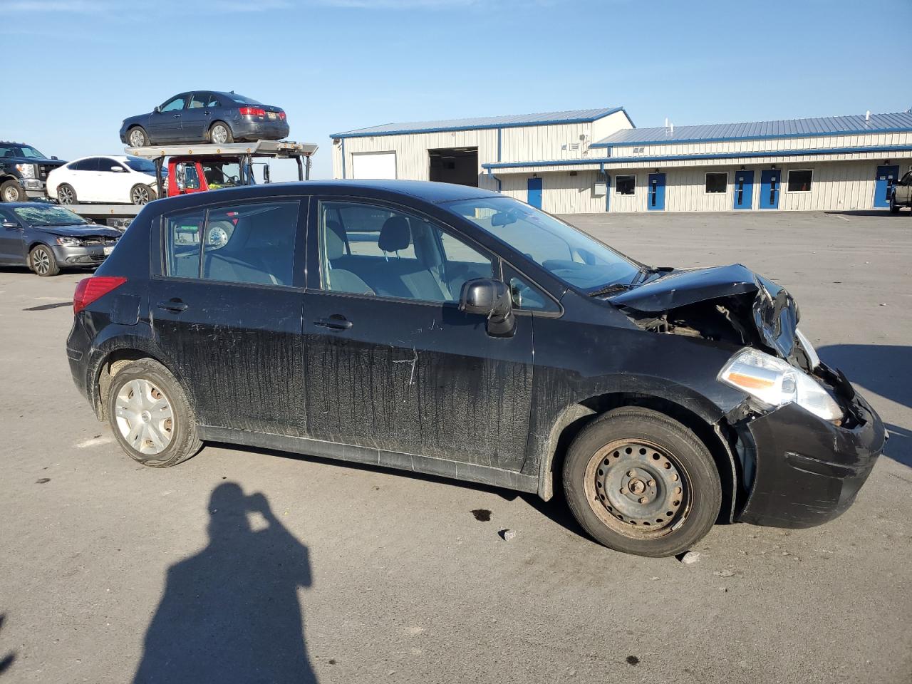 2011 Nissan Versa VIN 3N1BC1CP5BL506446 Copart auction photo, front end damage thumbnail 4