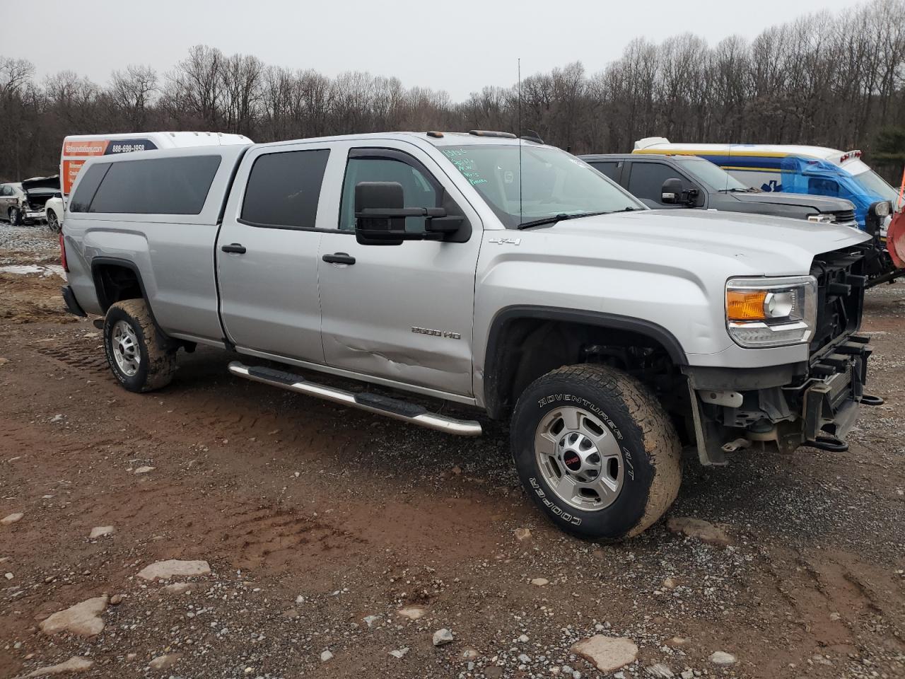 2016 GMC Sierra VIN 1GT12REG1GF227830 Copart auction photo, all over damage thumbnail 4