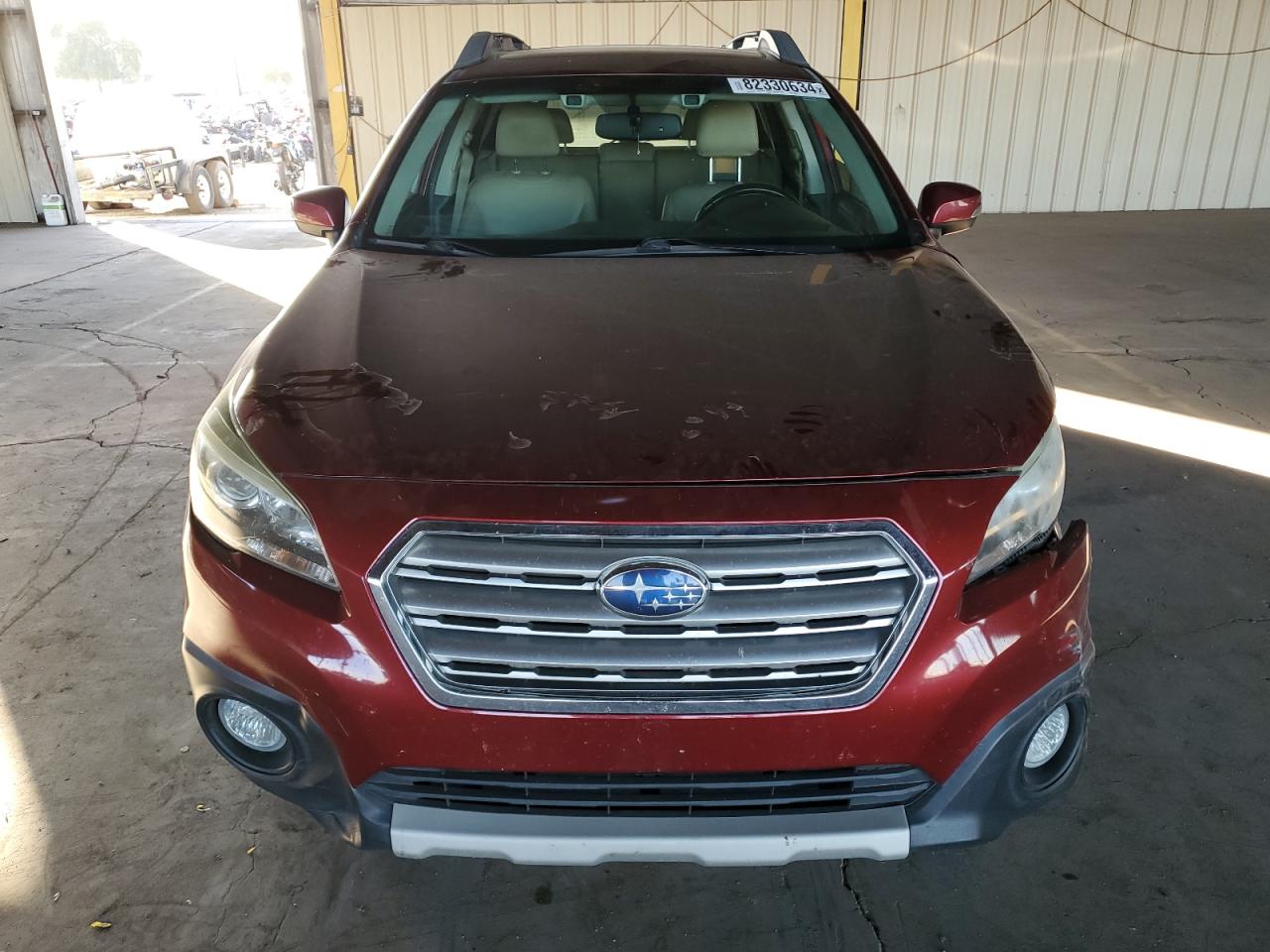 2015 Subaru Outback VIN 4S4BSANC7F3286606 Copart auction photo, front end / side damage thumbnail 5
