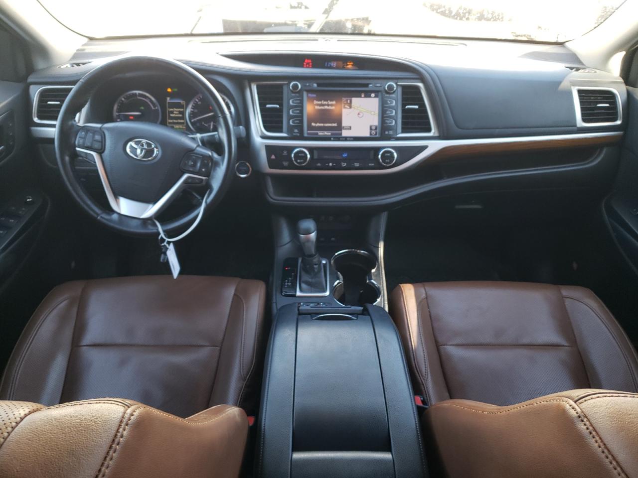 2019 Toyota Highlander VIN 5TDDGRFH8KS066066 Copart auction photo, side / front end damage thumbnail 8