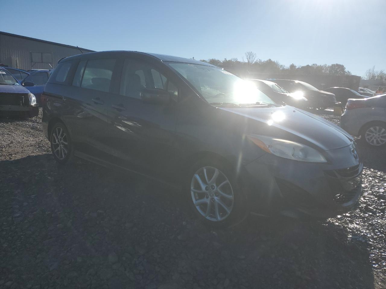 2012 Mazda 5 VIN JM1CW2DL1C0115156 Copart auction photo, front end damage thumbnail 4